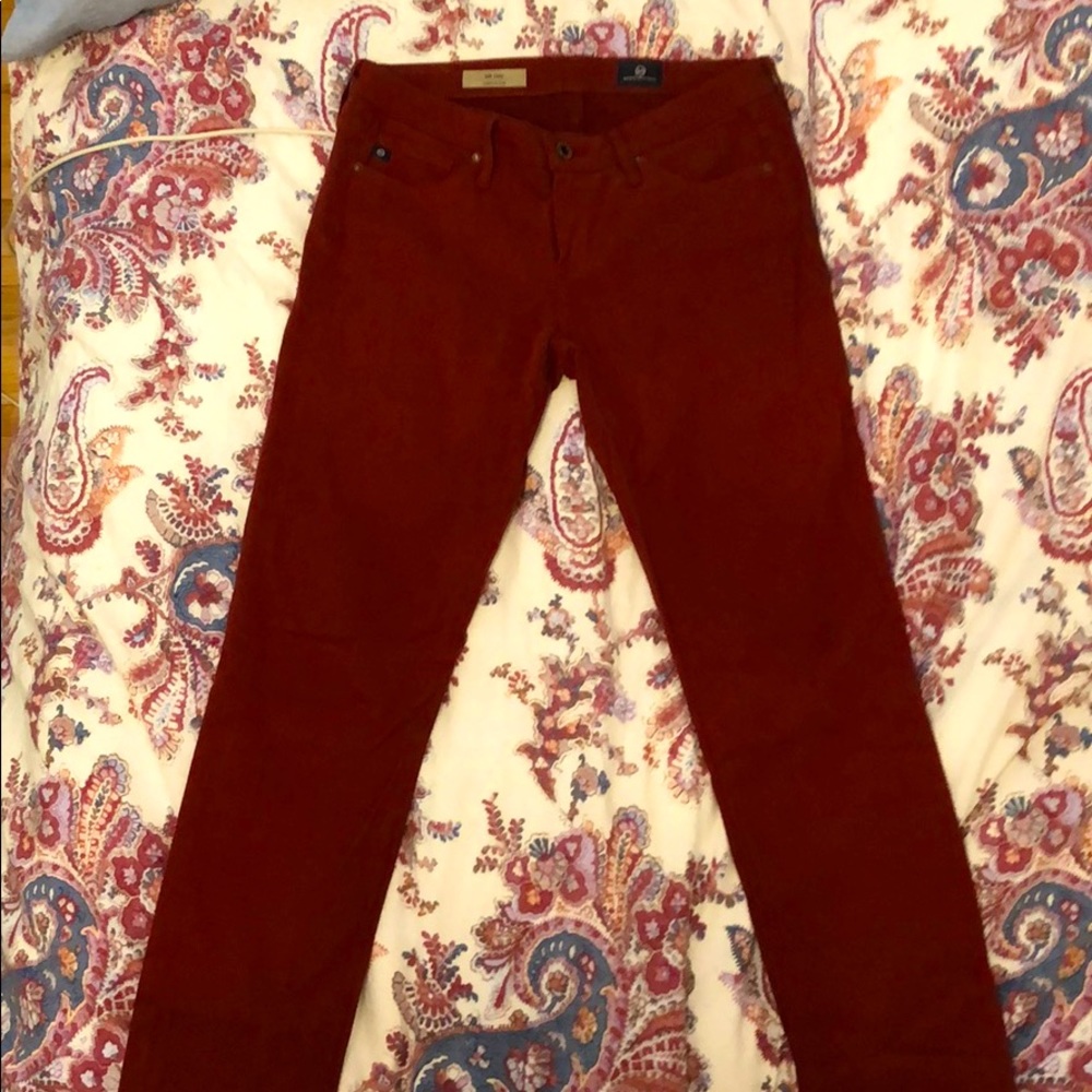 AG skinny velveteen pants